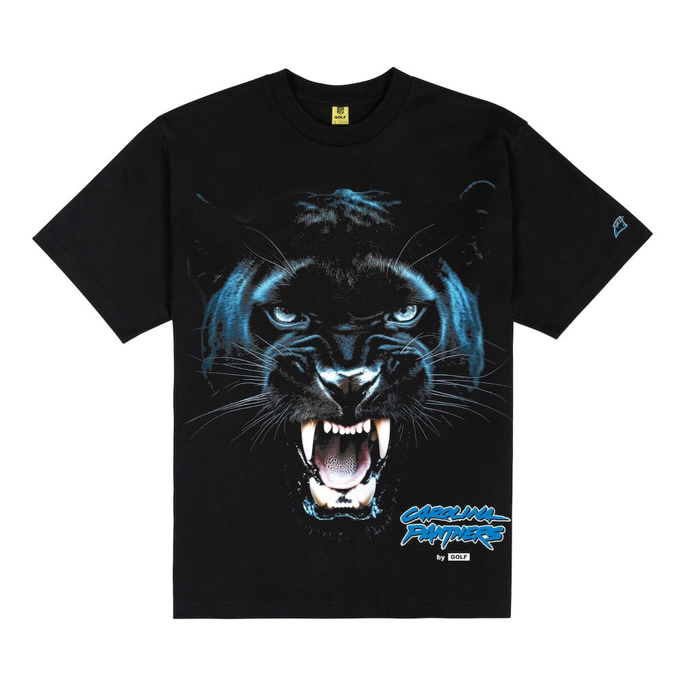 Carolina Panthers GOLF WANG Animal T-Shirt - Black - NFL