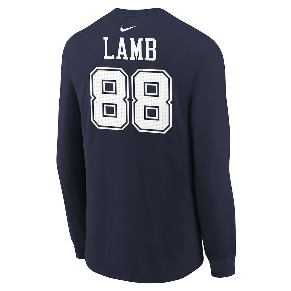 CeeDee Lamb Dallas Cowboys Youth Player Name & Number Long Sleeve T-Shirt - Navy - Nike