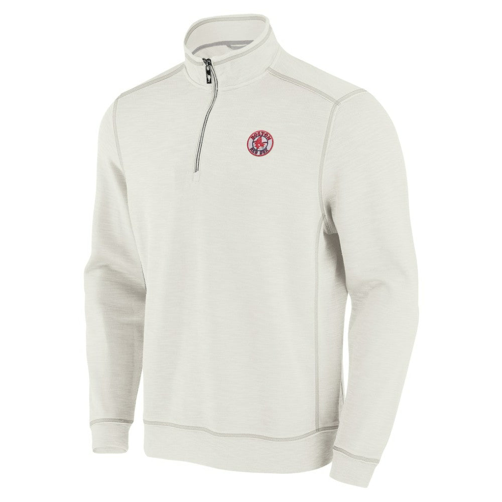 Boston Red Sox Tommy Bahama Sport Tobago Bay Tri-Blend Half-Zip Sweatshirt Near Me