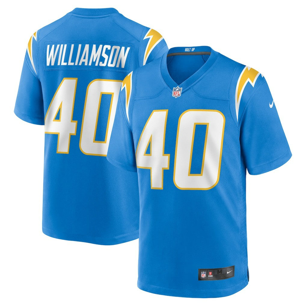 Kendall Williamson Los Angeles Chargers Team Game Jersey - Powder Blue - Nike
