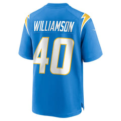 Kendall Williamson Los Angeles Chargers Team Game Jersey - Powder Blue - Nike