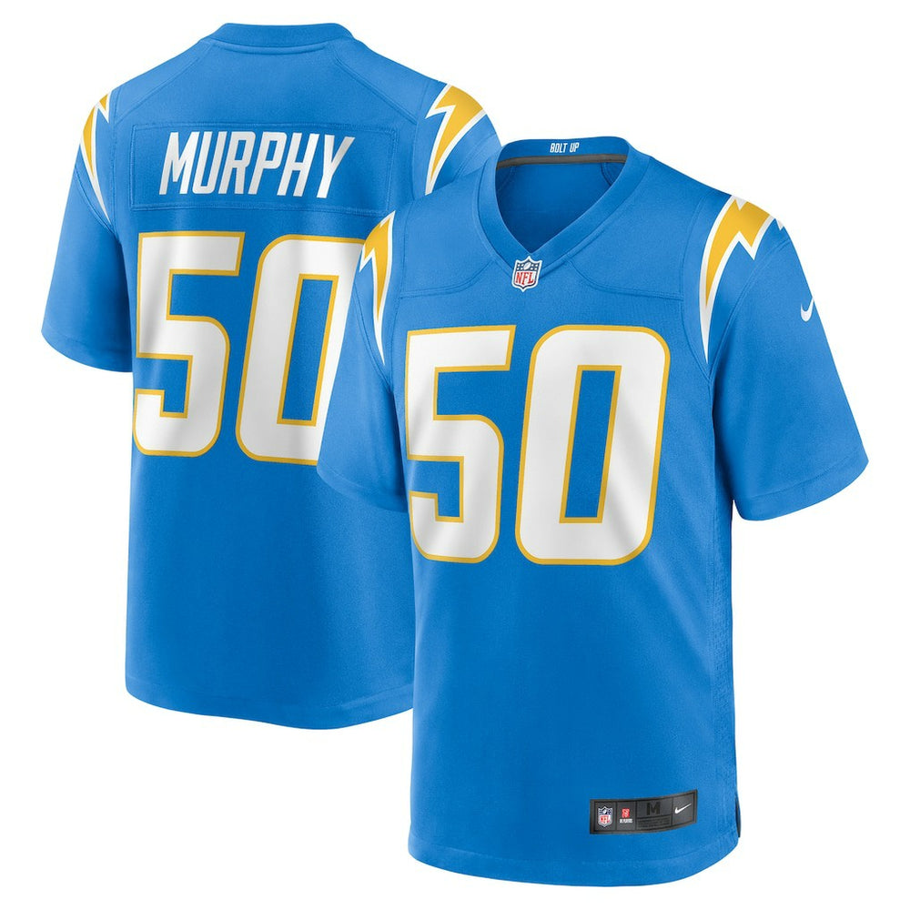 Caleb Murphy Los Angeles Chargers Team Game Jersey - Powder Blue - Nike