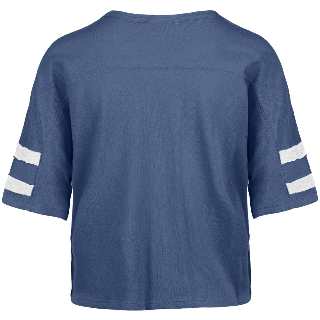 Detroit Lions '47 Women's Premier Scout Cropped V-Neck T-Shirt - Blue - 47 brand