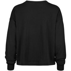 Minnesota Vikings '47 Women's Muse Sydney Long Sleeve Cropped T-Shirt - Black - 47 brand