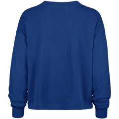 New York Giants '47 Women's Muse Sydney Long Sleeve Cropped T-Shirt - Royal - 47 brand