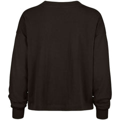 Cleveland Browns '47 Women's Muse Sydney Long Sleeve Cropped T-Shirt - Brown - 47 brand