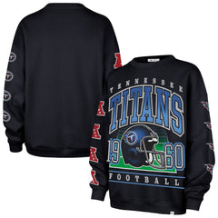Tennessee Titans '47 Women's Go Big Oversized Pullover Sweatshirt - Navy - 47 brand