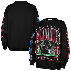Atlanta Falcons '47 Women's Go Big Oversized Pullover Sweatshirt - Black - 47 brand