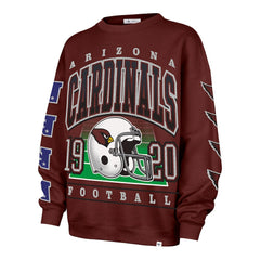Arizona Cardinals '47 Women's Go Big Oversized Pullover Sweatshirt - Cardinal - 47 brand