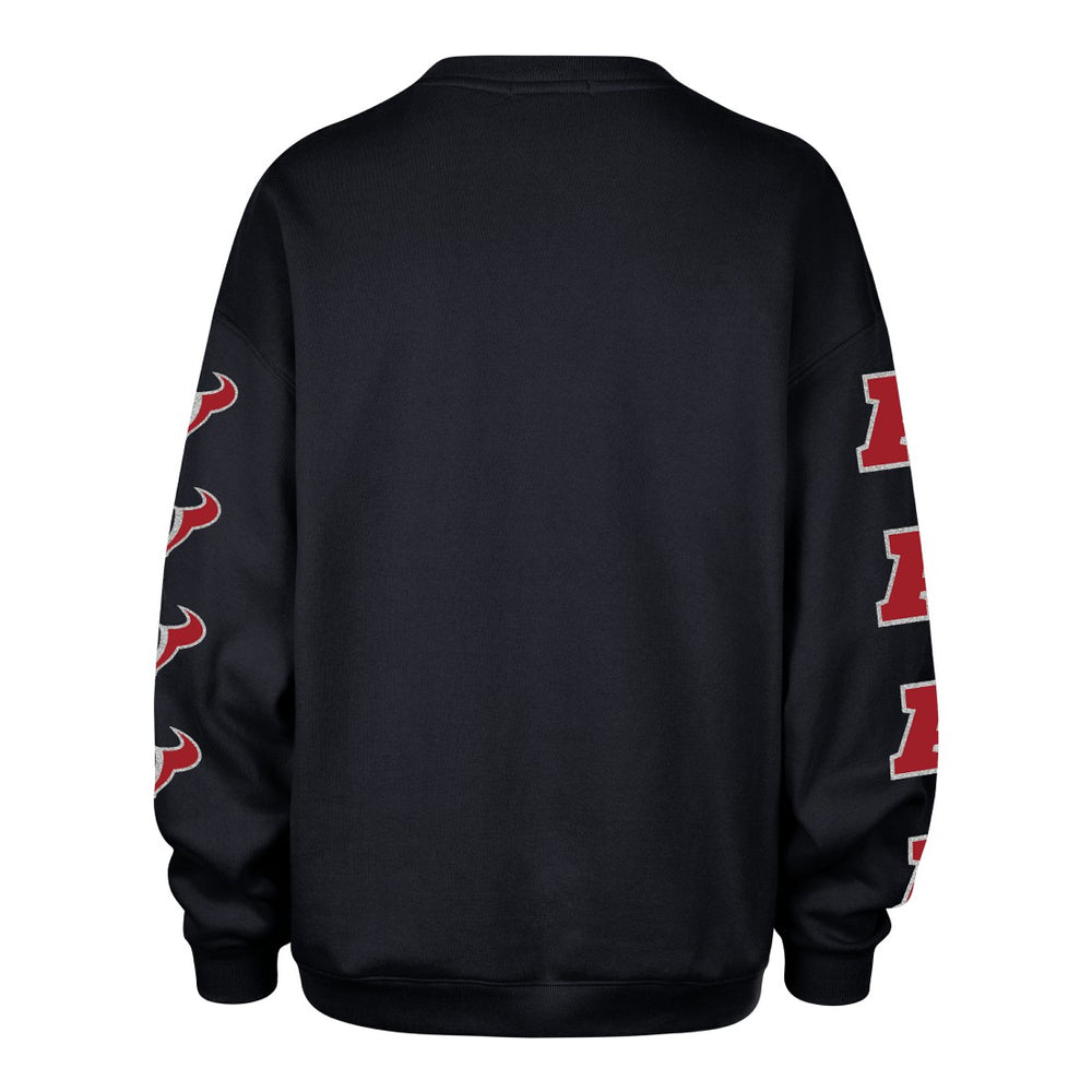 Houston Texans '47 Women's Go Big Oversized Pullover Sweatshirt - Navy - 47 brand