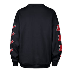 Houston Texans '47 Women's Go Big Oversized Pullover Sweatshirt - Navy - 47 brand