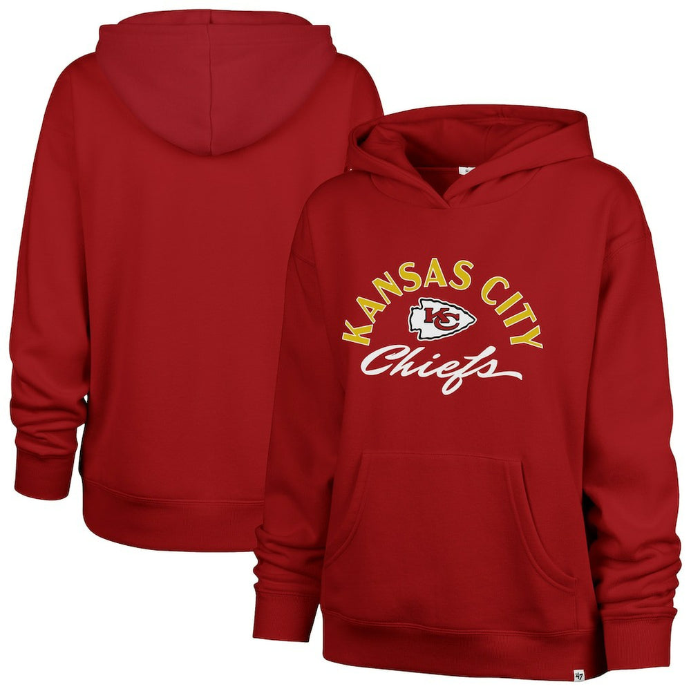 Kansas City Chiefs '47 Women's Whirlwind Naomi Pullover Hoodie - Red - 47 brand
