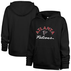Atlanta Falcons '47 Women's Whirlwind Naomi Pullover Hoodie - Black - 47 brand