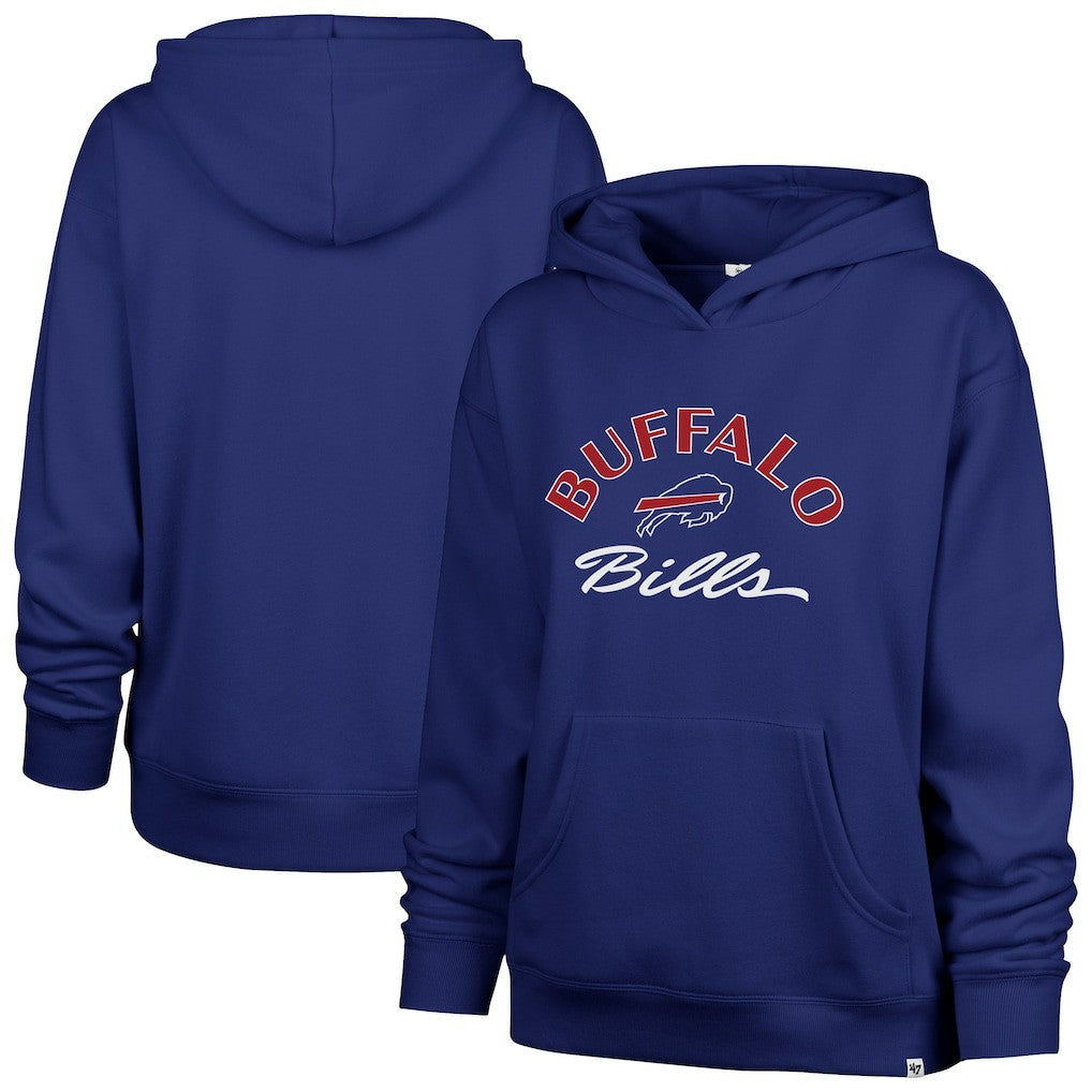 Buffalo Bills '47 Women's Whirlwind Naomi Pullover Hoodie - Royal - 47 brand