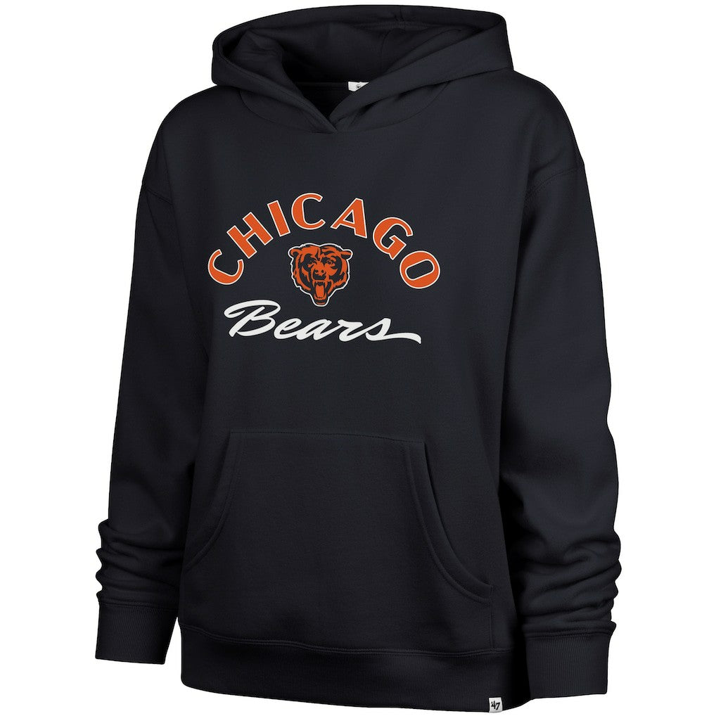 Chicago Bears '47 Women's Whirlwind Naomi Pullover Hoodie - Navy - 47 brand