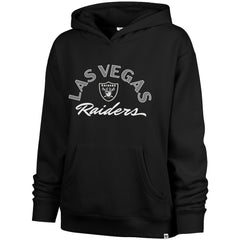 Las Vegas Raiders '47 Women's Whirlwind Naomi Pullover Hoodie - Black - 47 brand