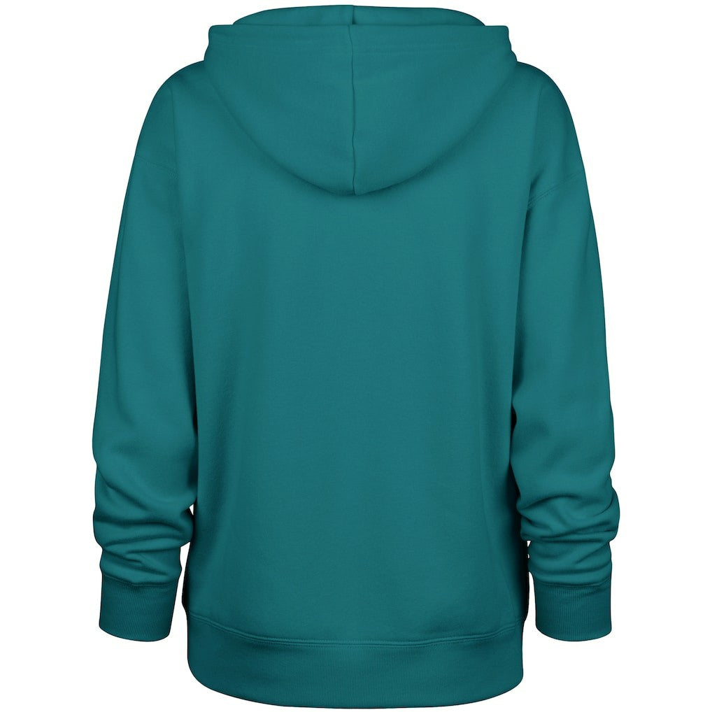 Miami Dolphins '47 Women's Whirlwind Naomi Pullover Hoodie - Aqua - 47 brand