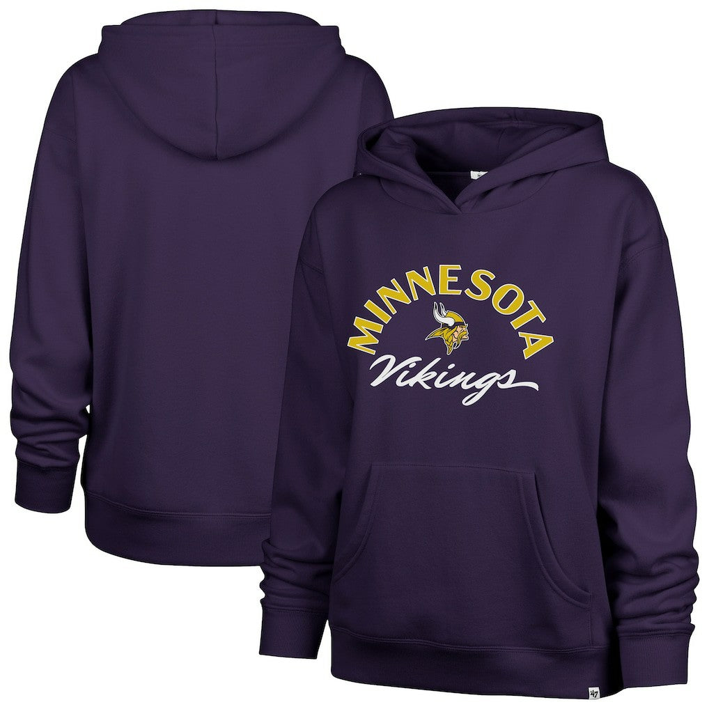 Minnesota Vikings '47 Women's Whirlwind Naomi Pullover Hoodie - Purple - 47 brand