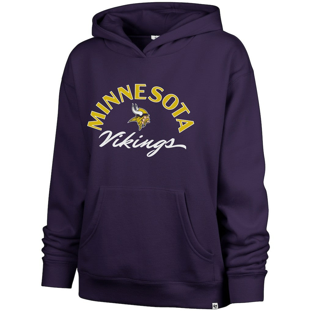 Minnesota Vikings '47 Women's Whirlwind Naomi Pullover Hoodie - Purple - 47 brand