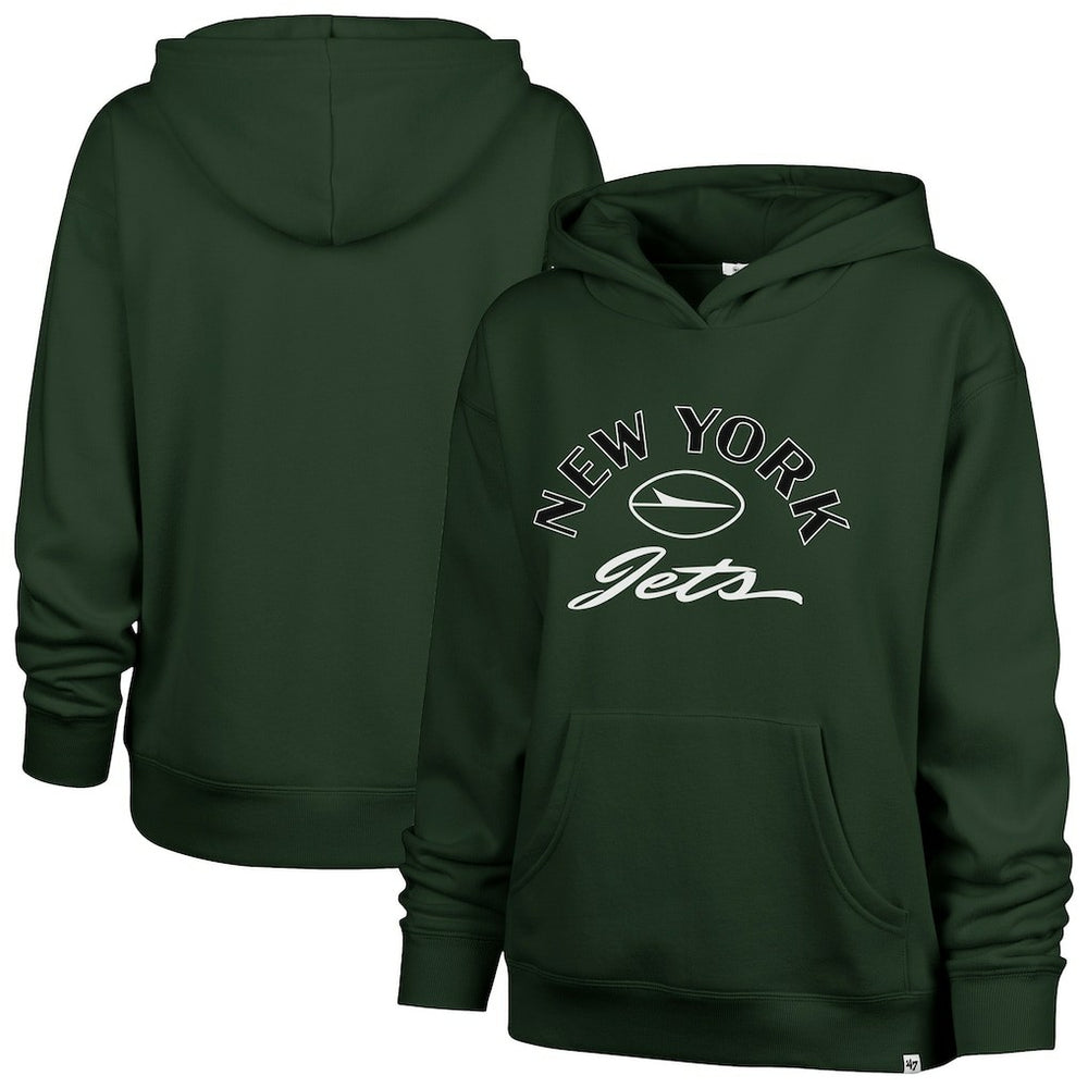 New York Jets '47 Women's Whirlwind Naomi Pullover Hoodie - Green - 47 brand