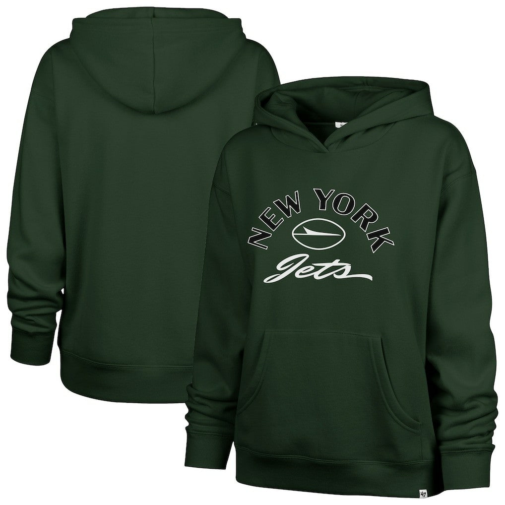 New York Jets '47 Women's Whirlwind Naomi Pullover Hoodie - Green - 47 brand