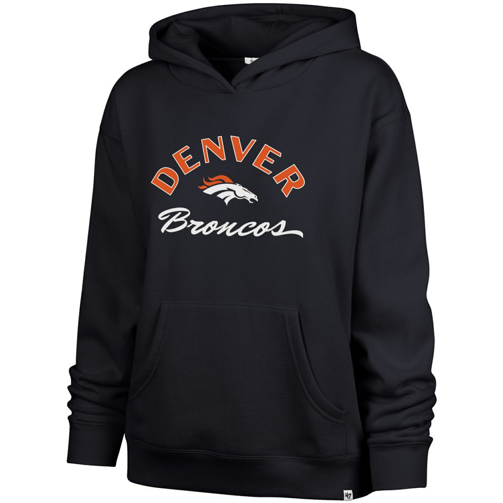 Denver Broncos '47 Women's Whirlwind Naomi Pullover Hoodie - Navy - 47 brand