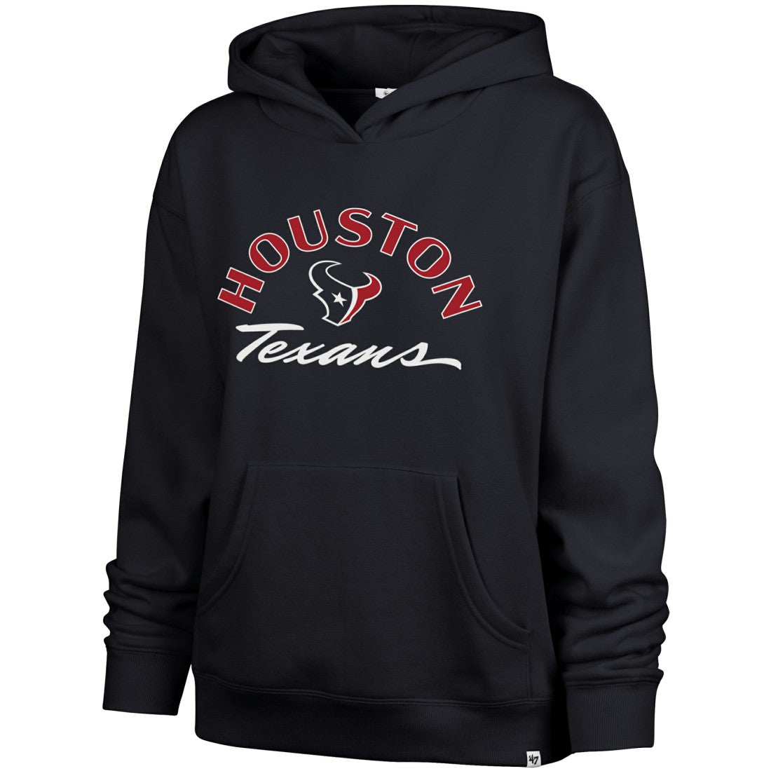 Houston Texans '47 Women's Whirlwind Naomi Pullover Hoodie - Navy - 47 brand