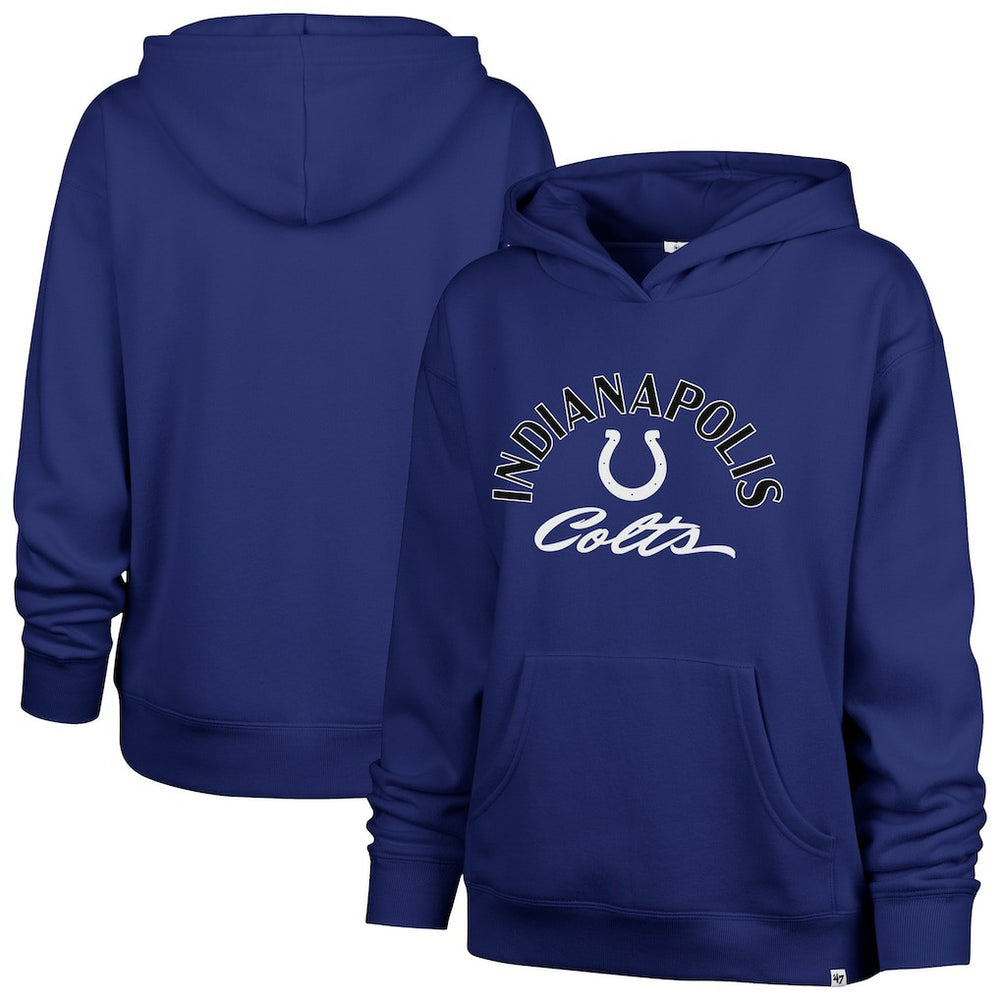Indianapolis Colts '47 Women's Whirlwind Naomi Pullover Hoodie - Royal - 47 brand