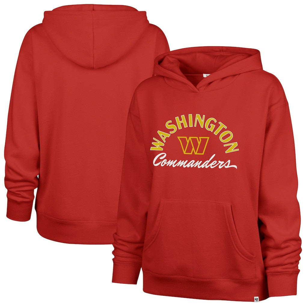 Washington Commanders '47 Women's Whirlwind Naomi Pullover Hoodie - Red - 47 brand