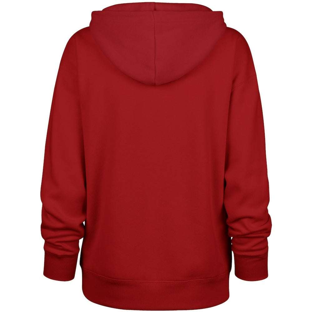 San Francisco 49ers '47 Women's Whirlwind Naomi Pullover Hoodie - Scarlet - 47 brand