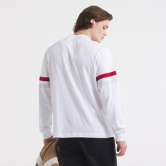 San Francisco 49ers x Todd Snyder Premium Jersey Mock Neck Tee - White - NFL