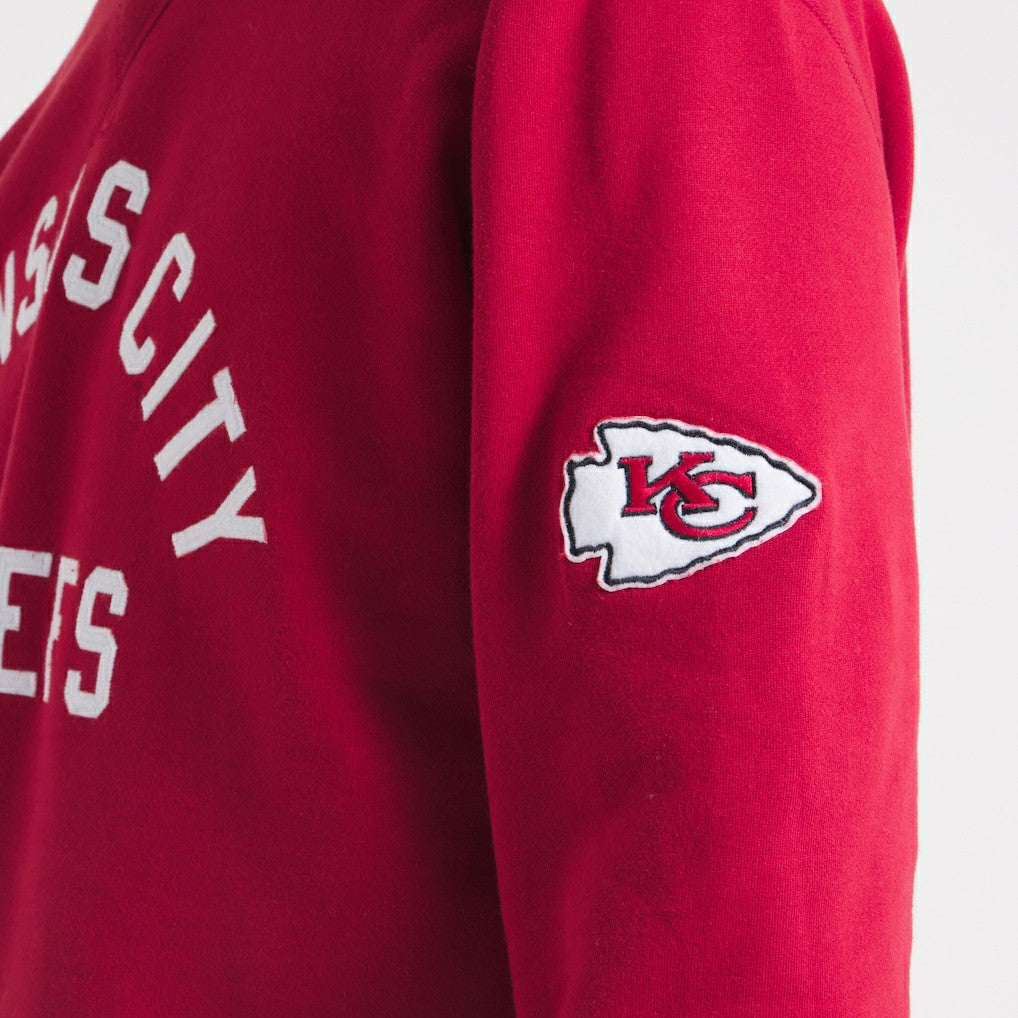 Kansas City Chiefs x Todd Snyder Relaxed Canadian Fleece Crew - Red - NFL