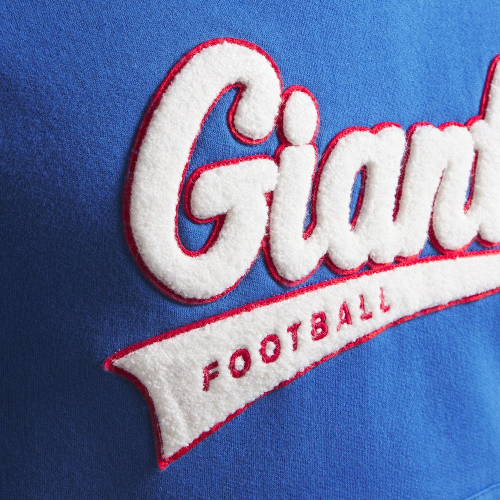 New York Giants x Todd Snyder Relaxed Canadian Fleece Hoodie - Royal - NFL