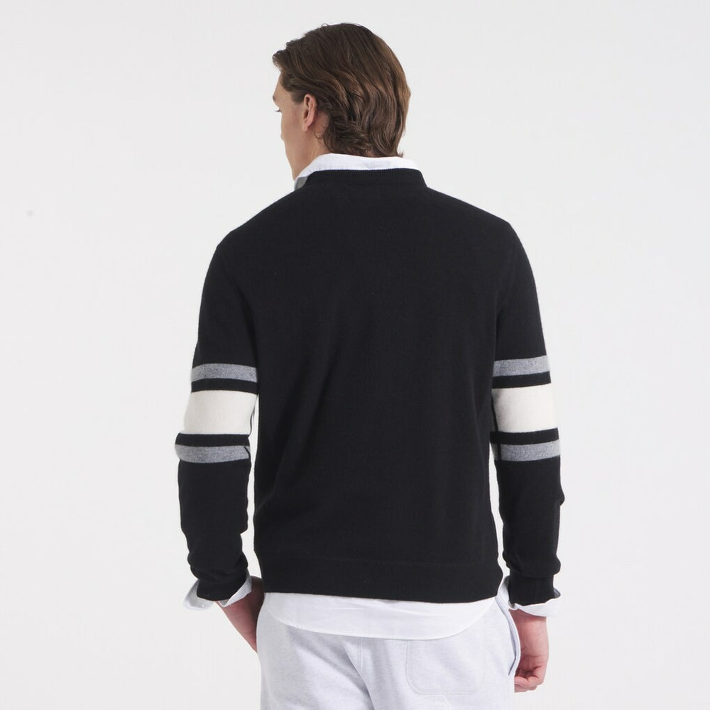 Kansas City Chiefs x Todd Snyder Cashmere Crew Sweater - Black - NFL