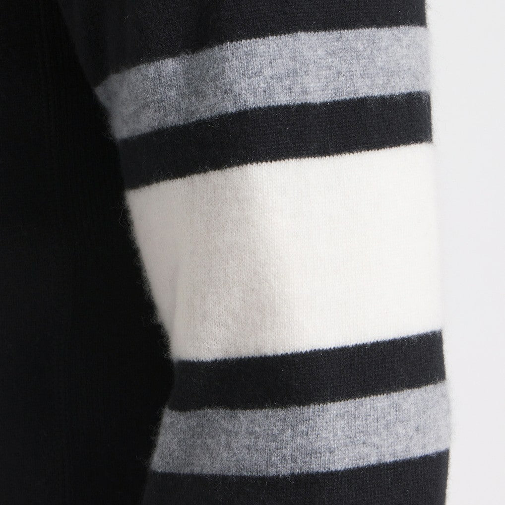 Kansas City Chiefs x Todd Snyder Cashmere Crew Sweater - Black - NFL