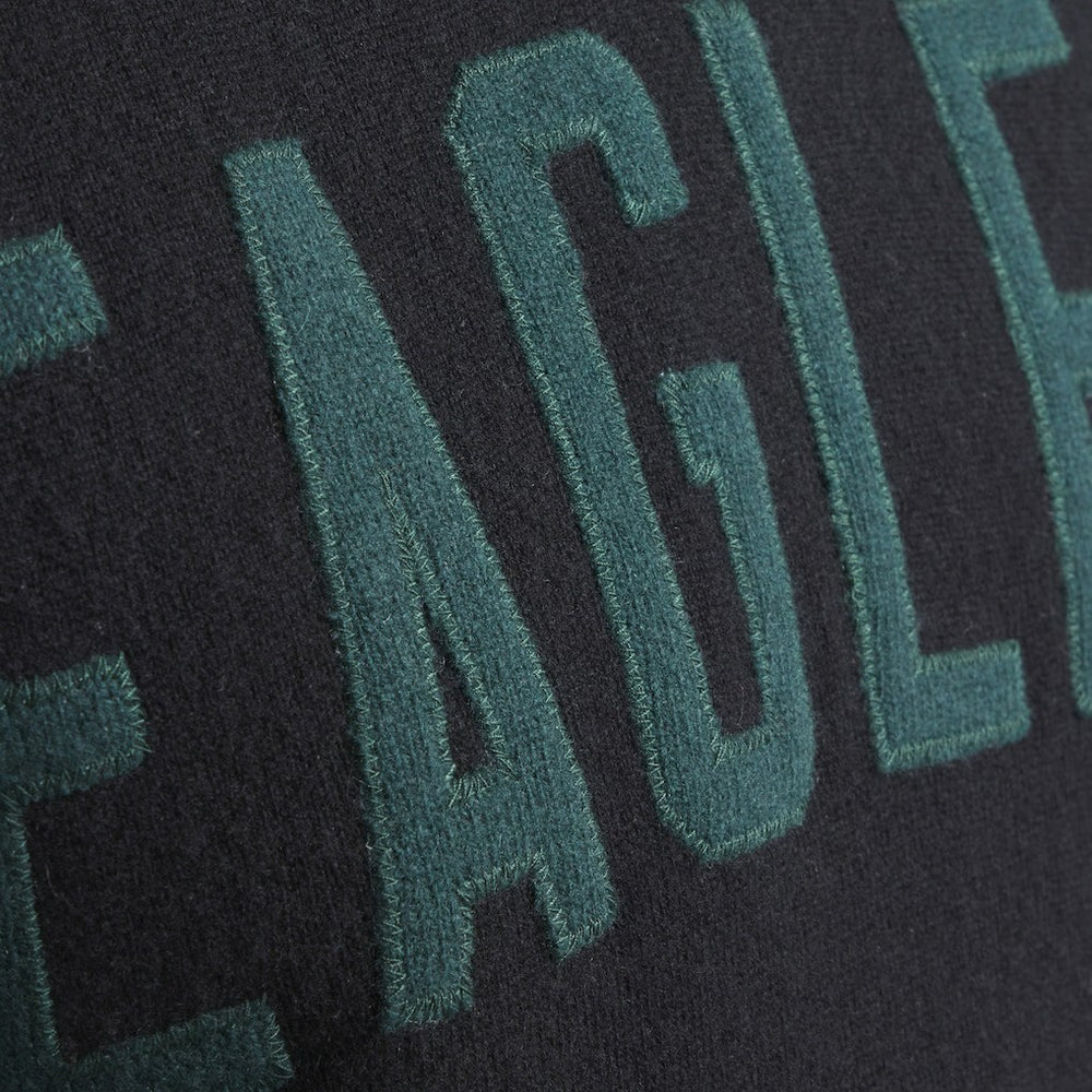 Philadelphia Eagles x Todd Snyder Cashmere Hoodie Sweater - Black - NFL