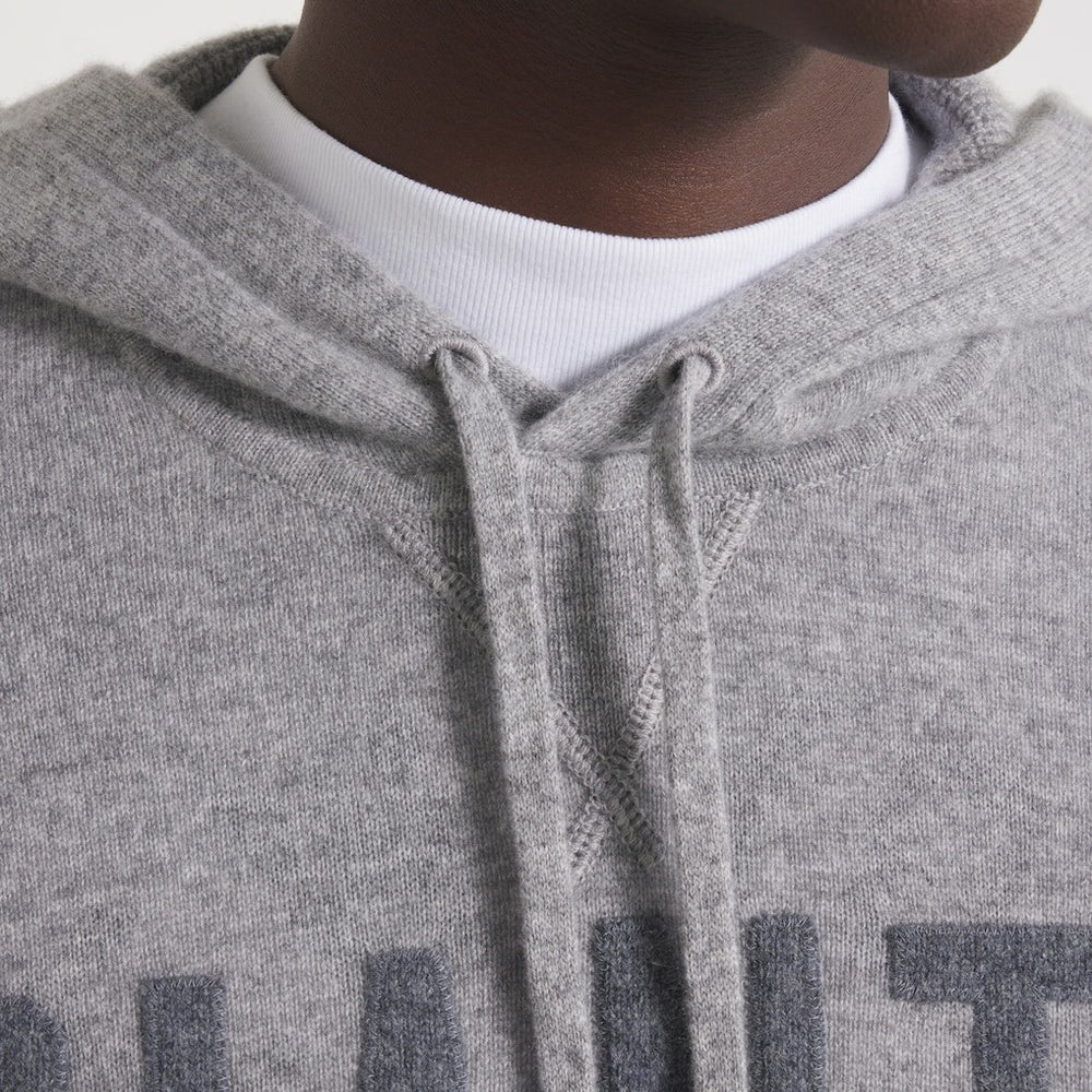 New York Giants x Todd Snyder Cashmere Hoodie Sweater - Heather Charcoal - NFL
