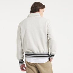 New York Giants x Todd Snyder Relaxed Canadian Fleece Turtleneck - Oatmeal - NFL