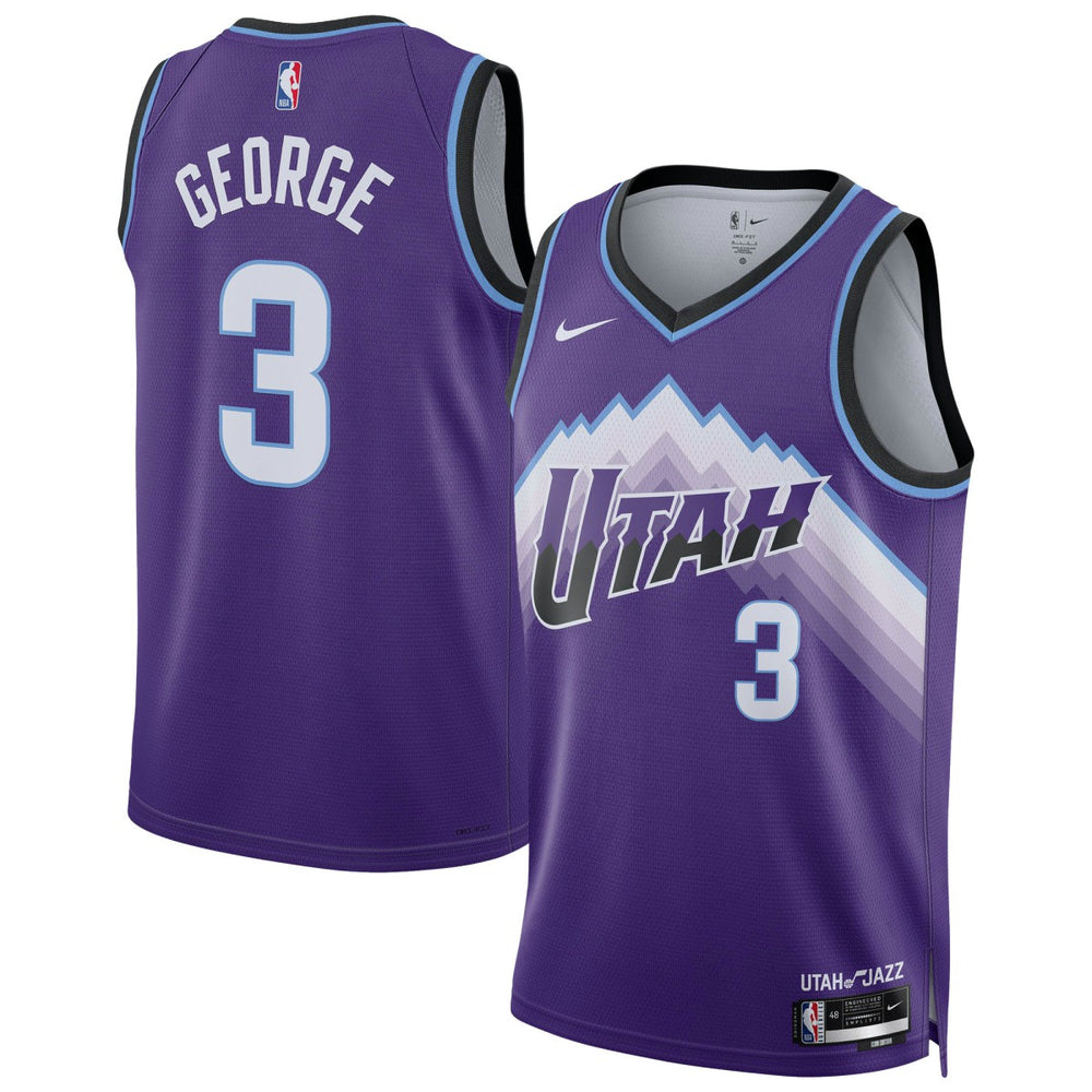 Nike Keyonte George Utah Jazz Unisex Swingman Jersey Icon Edition Purple