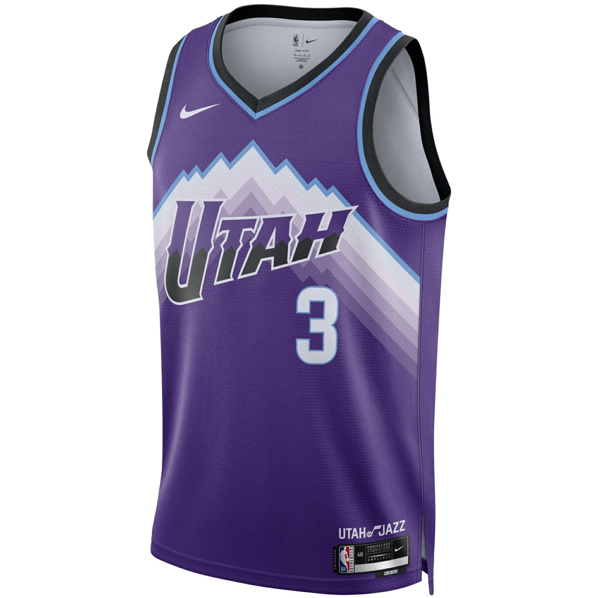 Nike Keyonte George Utah Jazz Unisex Swingman Jersey Icon Edition Purple