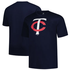 Minnesota Twins Profile Big & Tall Primary Logo T-Shirt for sale