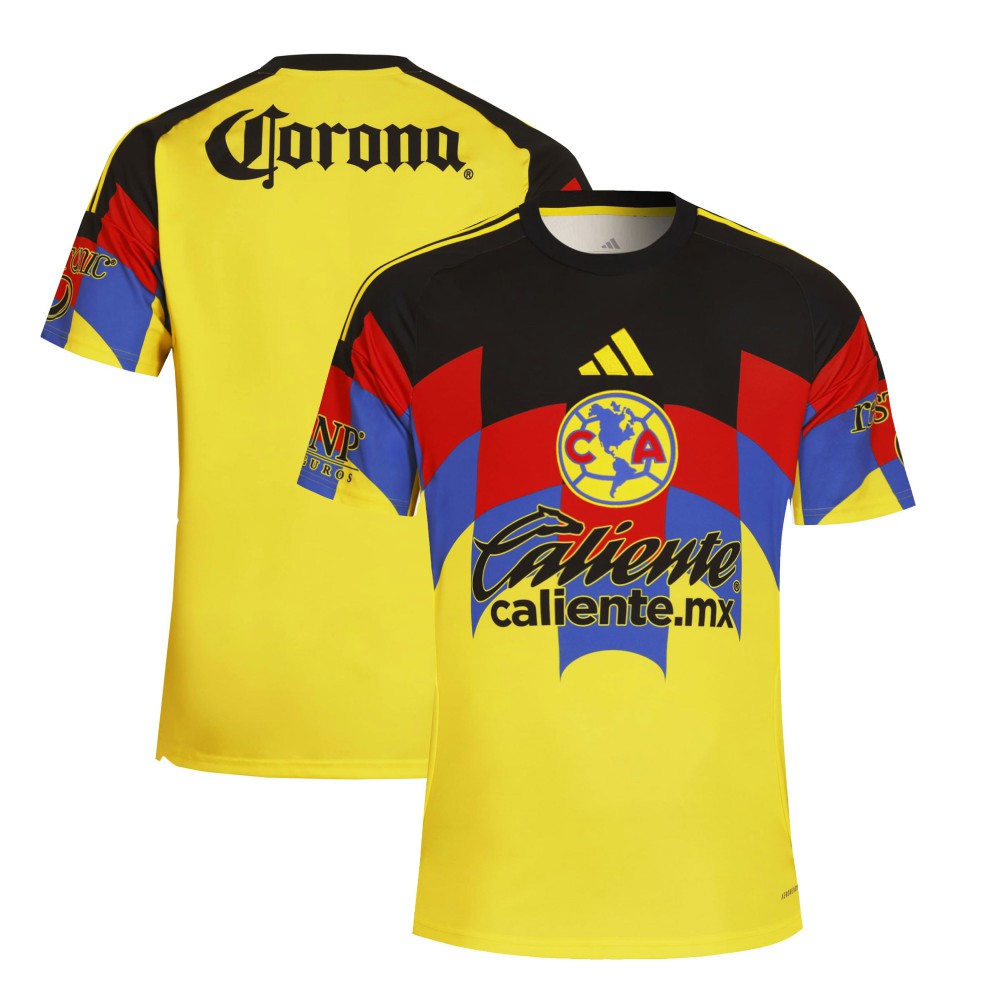 Adidas - Club America 2025/26 Home Replica Jersey - Yellow