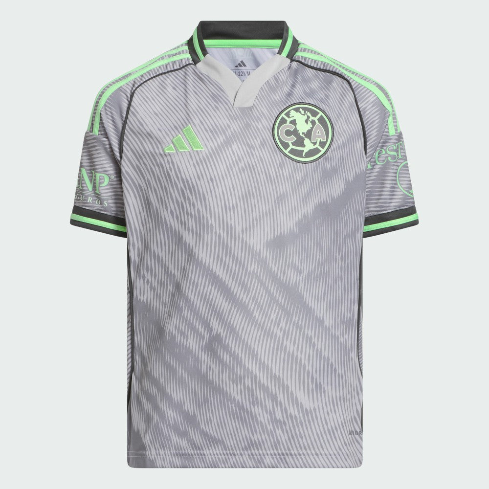 Adidas - Club America Youth 2025 Third Replica Jersey - Gray
