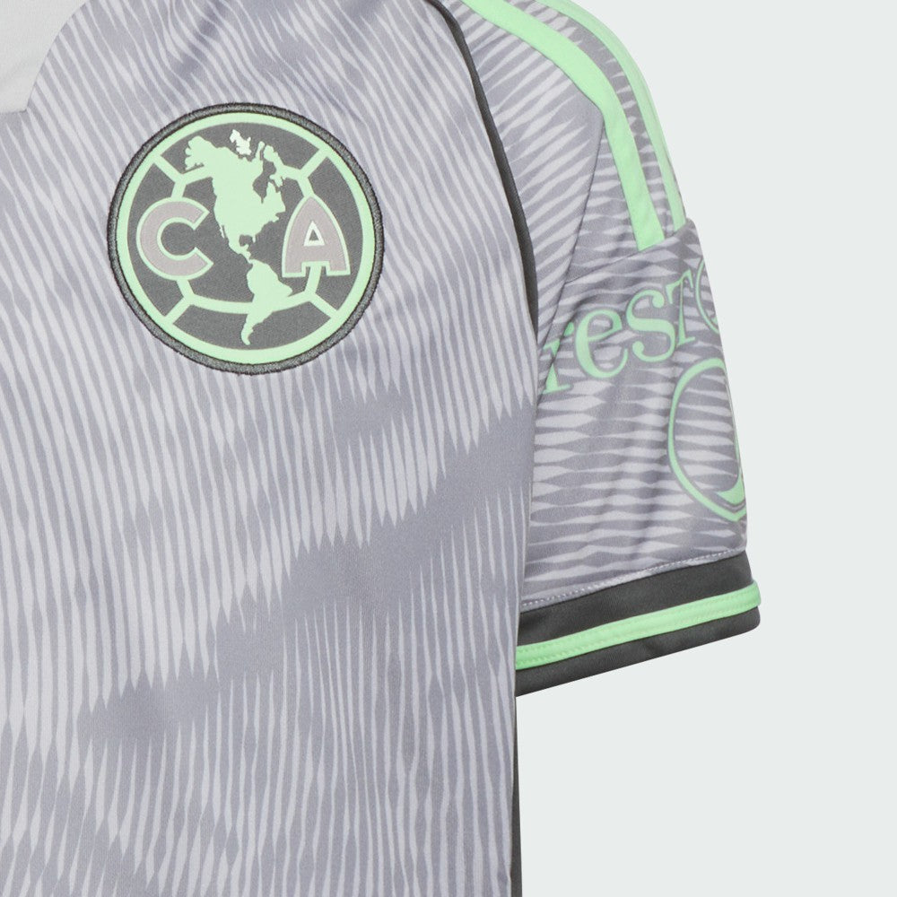 Adidas - Club America Youth 2025 Third Replica Jersey - Gray