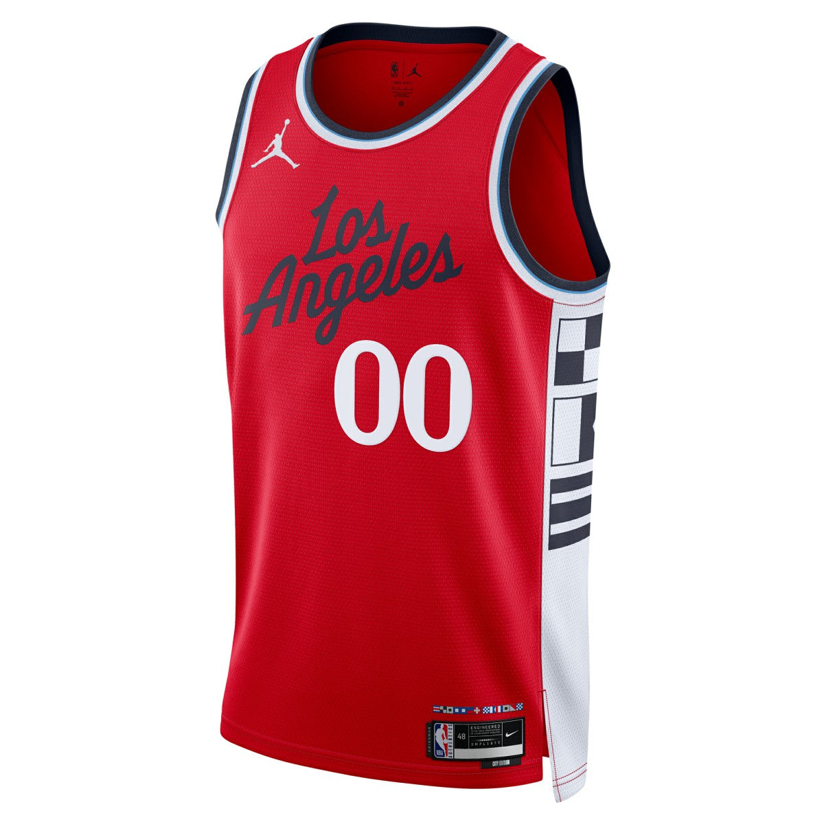 LA Clippers Jordan Brand Unisex 2024/25 Custom Swingman Jersey Statement Edition Red