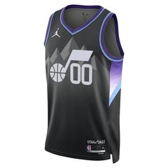 Utah Jazz Jordan Brand Unisex 2024/25 Custom Swingman Jersey Statement Edition Black