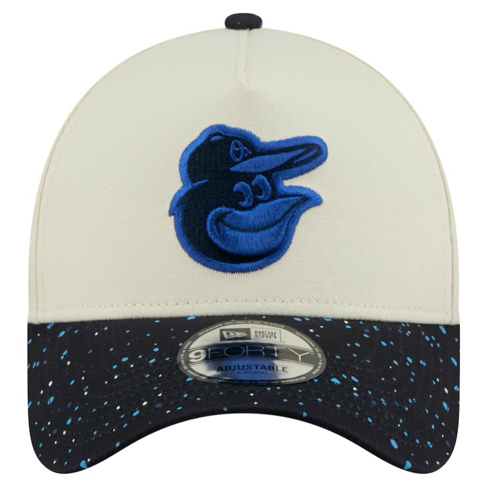 Baltimore Orioles New Era Speckle A-Frame 9FORTY Adjustable Hat Outlet