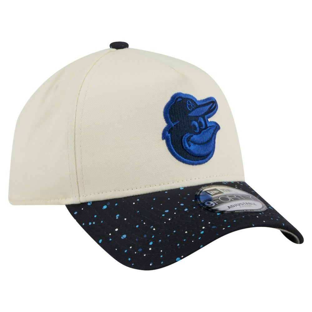 Baltimore Orioles New Era Speckle A-Frame 9FORTY Adjustable Hat Outlet