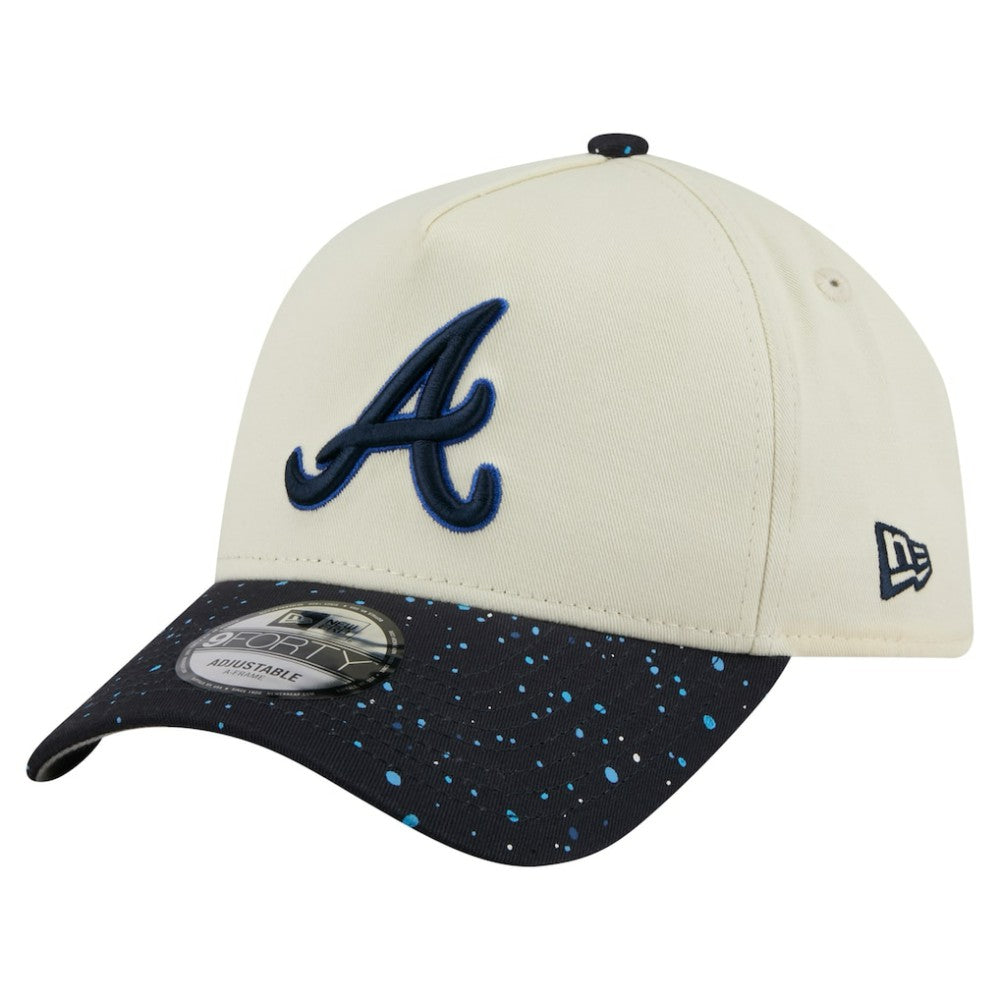 Atlanta Braves New Era Speckle A-Frame 9FORTY Adjustable Hat Near Me