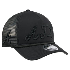 Atlanta Braves New Era City Initial 9FORTY A-Frame M-Crown Adjustable Trucker Hat Outlet